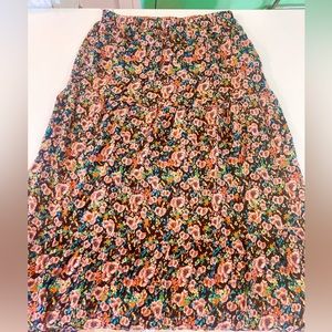 Wild Fable Wildflower Maxi Skirt with Pockets Medium